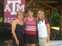 Susie Crain, Jill Hipskind, and Sherri Baldwin (left to right)
